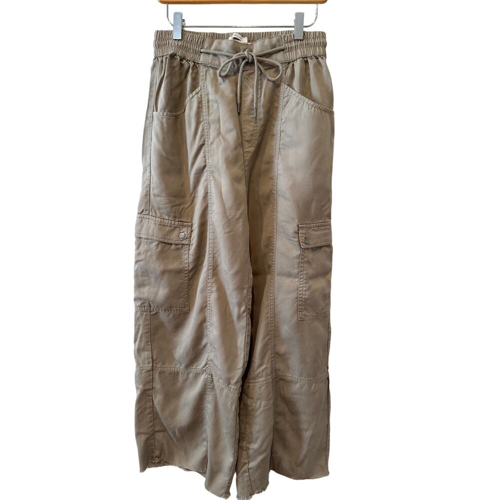 C&C California Wide Leg Utility Pants Olive Green M